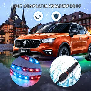 DC12V RGBIC Atmosphere Underbody Light Strip Smart LED Strip Light